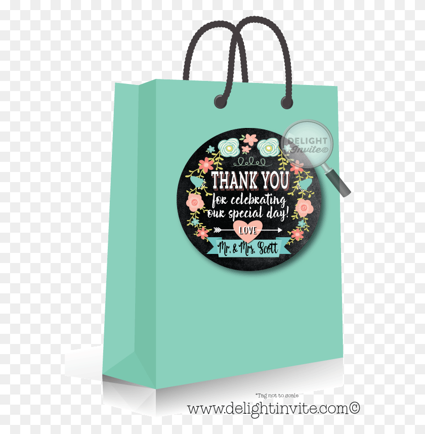 585x798 Vintage Chalkboard Mason Jar Wedding Sticker Tags Birthday Goodie Bag Card, Shopping Bag, Tote Bag, Flyer HD PNG Download