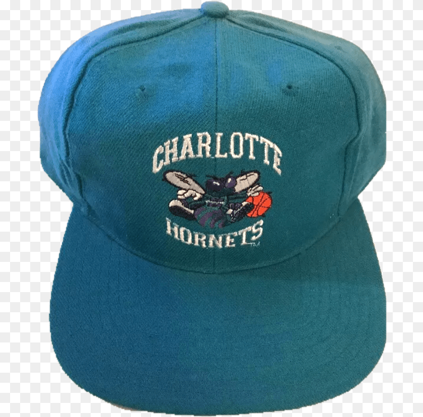 Vintage Charlotte Hornets Snapback, Baseball Cap, Cap, Clothing, Hat Clipart PNG