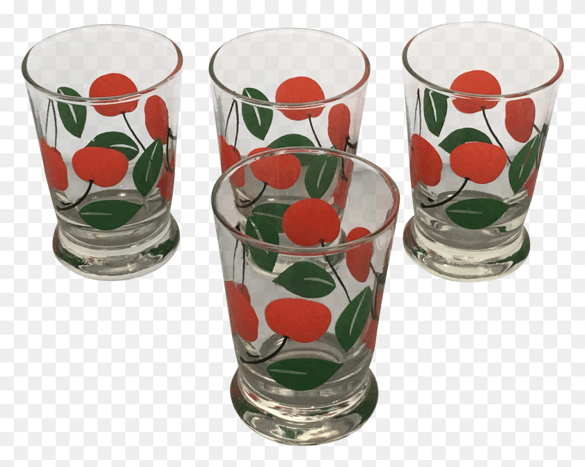 3472x2719 Vintage Cherry Patterned Vase HD PNG Download