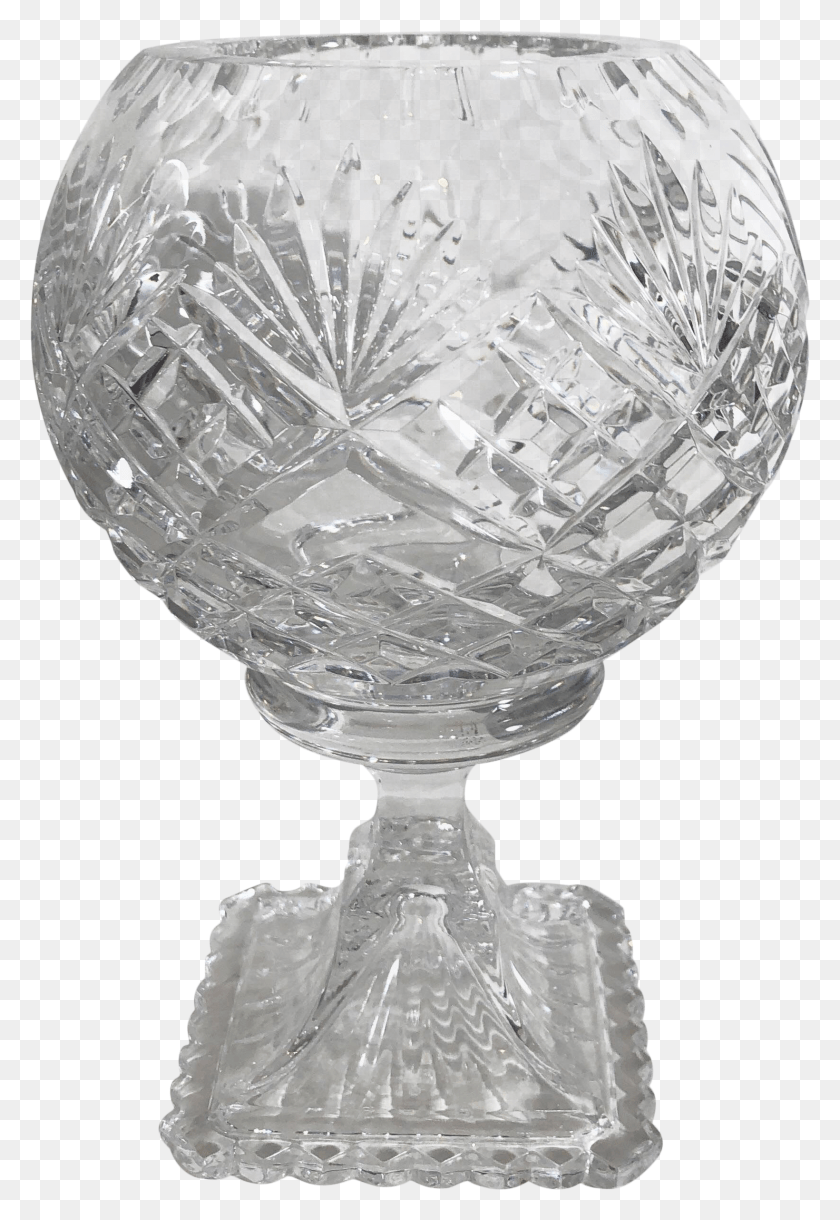 1640x2439 Vintage Cut Lead Crystal Rose Bowl On Stand On Chairish Snifter HD PNG Download