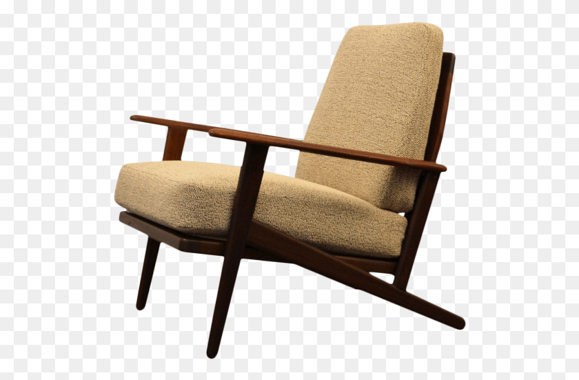 512x491 Vintage Danish Design Y Shape Teak Lounge Chair 1570 Office Chair, Furniture, Armchair HD PNG Download