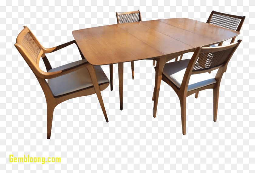 972x638 Vintage Dining Room Table Inspirational Vintage John 1957 John Van Koert Profile By Drexel Table, Chair, Furniture, Tabletop HD PNG Download
