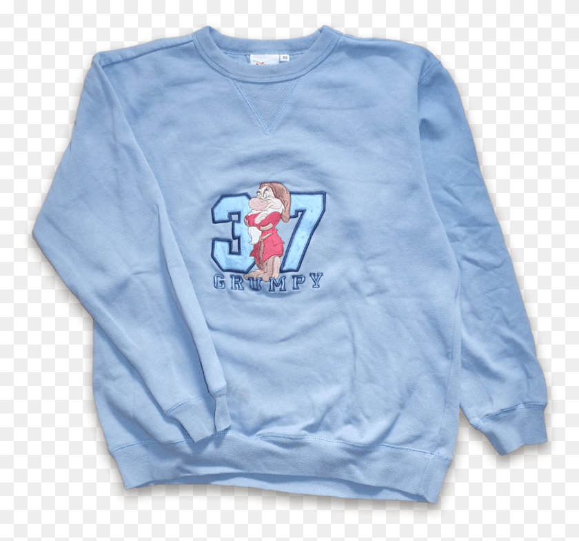 866x806 Vintage Disney 7 Dwarfs Crewneck Sweatshirt Vintage Long Sleeved T Shirt, Clothing, Apparel, Sleeve Descargar Hd Png