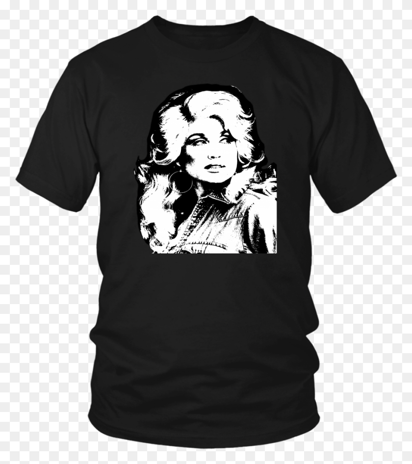902x1025 Vintage Dolly Parton Sketch T Shirt 28th Birthday Shirt Ideas, Clothing, Apparel, T-shirt HD PNG Download