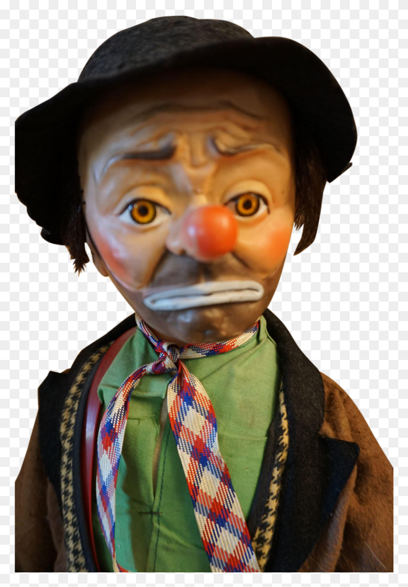 1366x2009 Vintage Emmett Kelly 39willie The Clown39 Doll Clown, Performer, Person, Human HD PNG Download