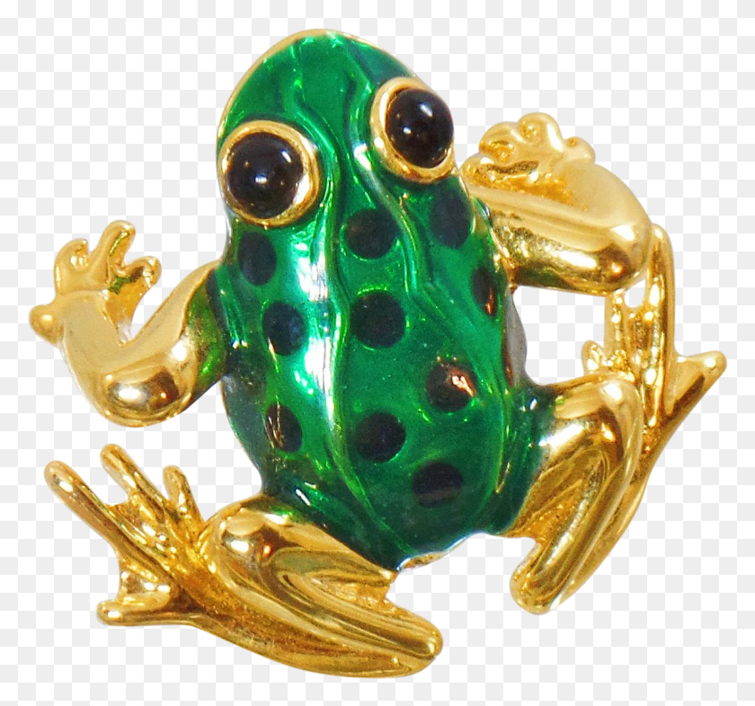 1145x1067 Vintage Green Frog Brooch True Frog, Toy, Amphibian, Wildlife HD PNG Download