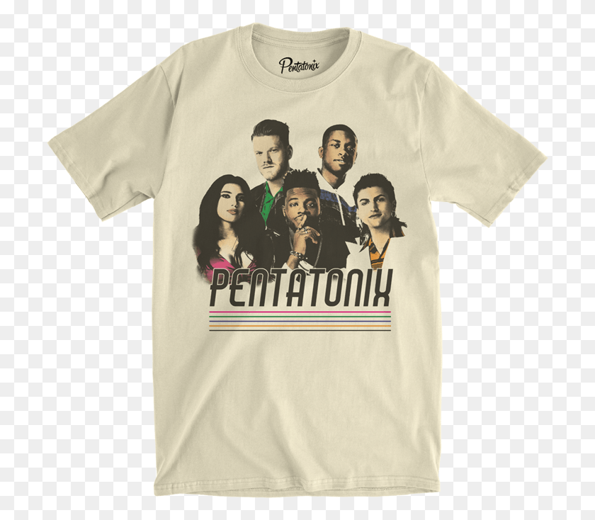 711x674 Vintage Group Tee Pentatonix T Shirts, Clothing, Apparel, T-Shirt Descargar Hd Png