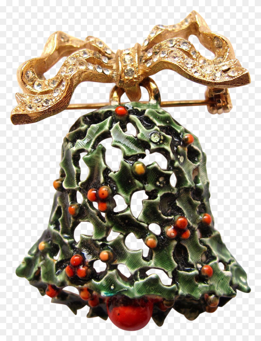 1251x1666 Vintage Har Christmas Holiday Green Enamel Bell And Christmas Ornament, Ornament, Accessories, Accessory HD PNG Download