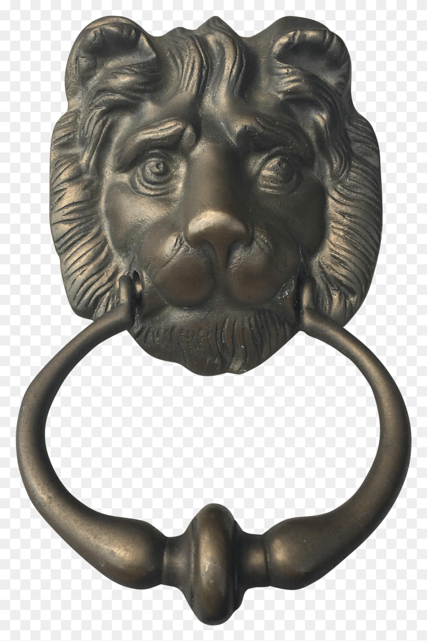 1764x2718 Vintage Heavy Solid Brass Lions Head Door Knocker Lion, Handle, Sculpture HD PNG Download