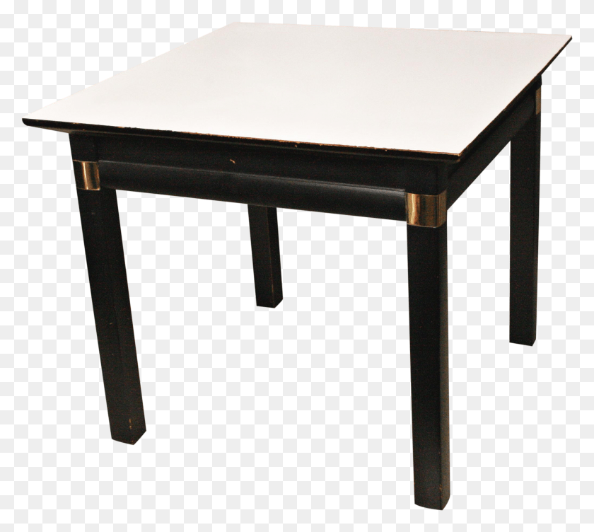 2055x1824 Vintage Hollywood Regency Black White Wood Side Table, Furniture, Coffee Table, Desk Descargar Hd Png