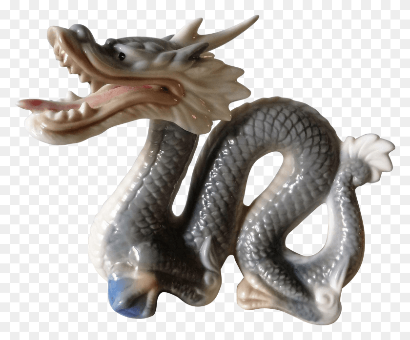 1419x1160 Vintage Japanese K Porcelain Dragon Figurine, Dinosaur, Reptile, Animal HD PNG Download
