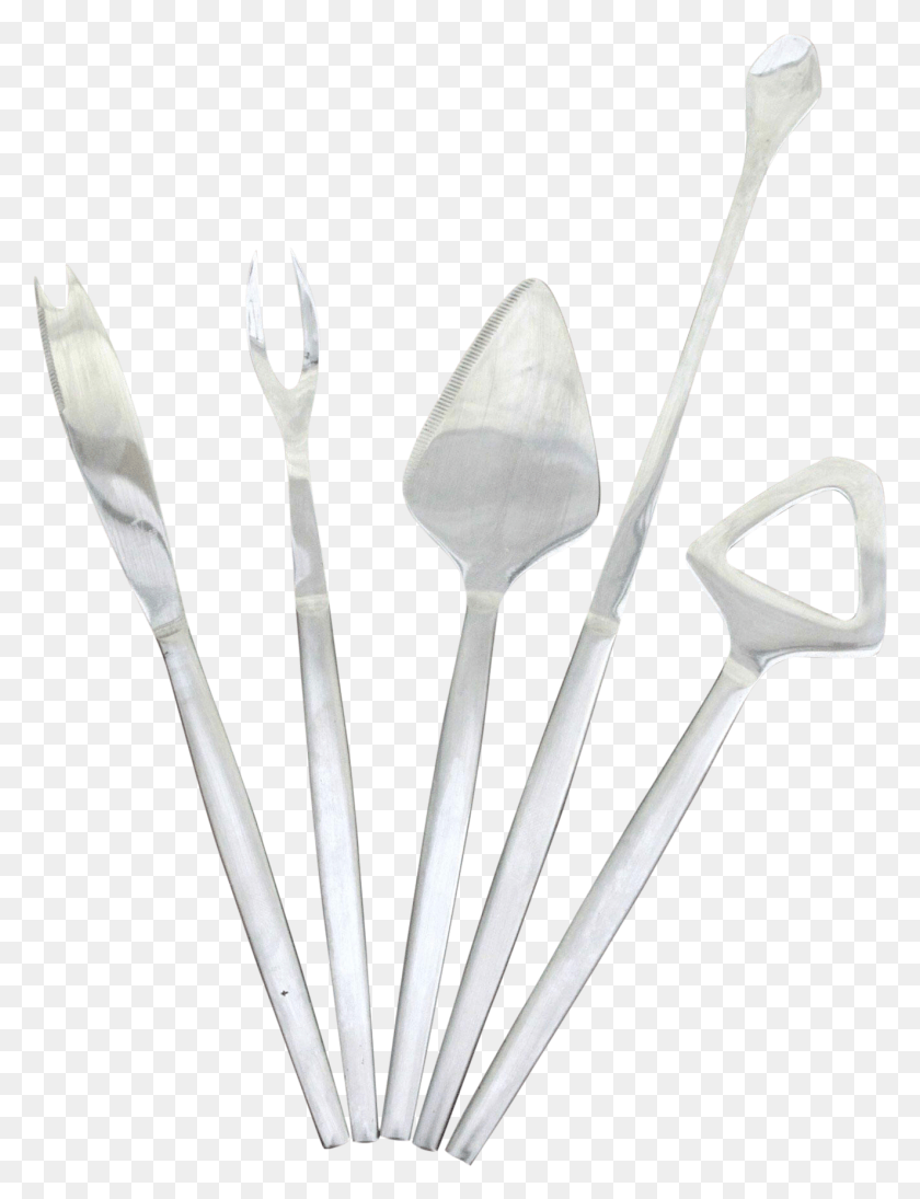 1324x1758 Vintage Kalmar Italy Stainless Steel Barcocktail Tools Spoon, Fork, Cutlery HD PNG Download