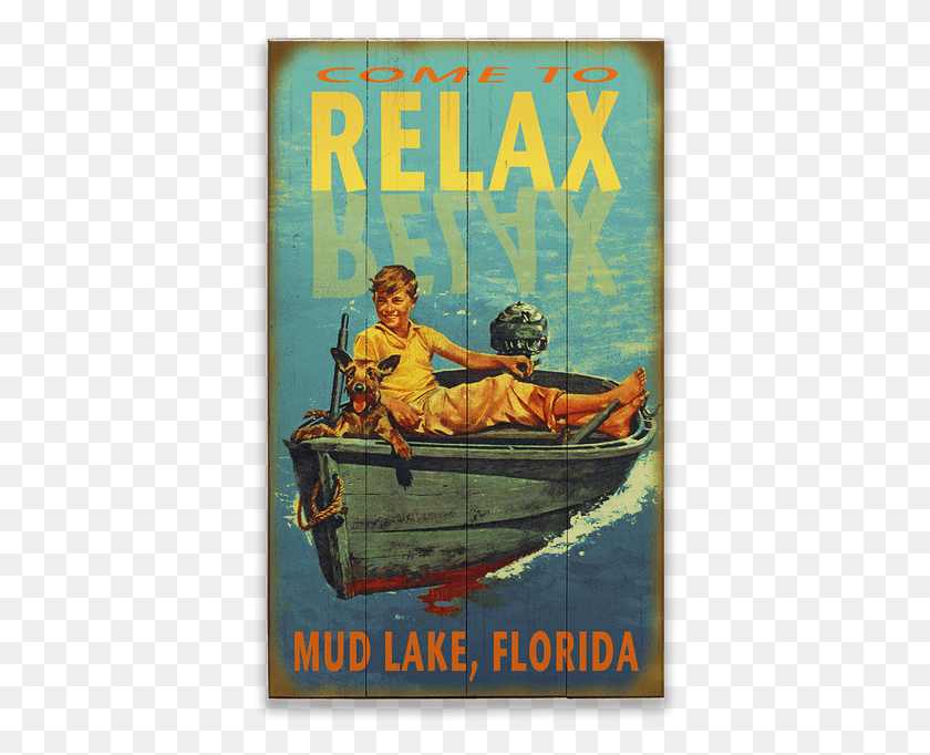 383x622 Vintage Lake Signs, Poster, Advertisement, Person HD PNG Download