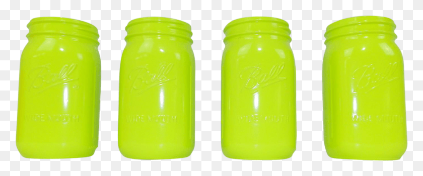 1395x520 Vintage Lime Ball Jars Wedding Decor Chairish Lid, Jar, Bottle, Beverage HD PNG Download