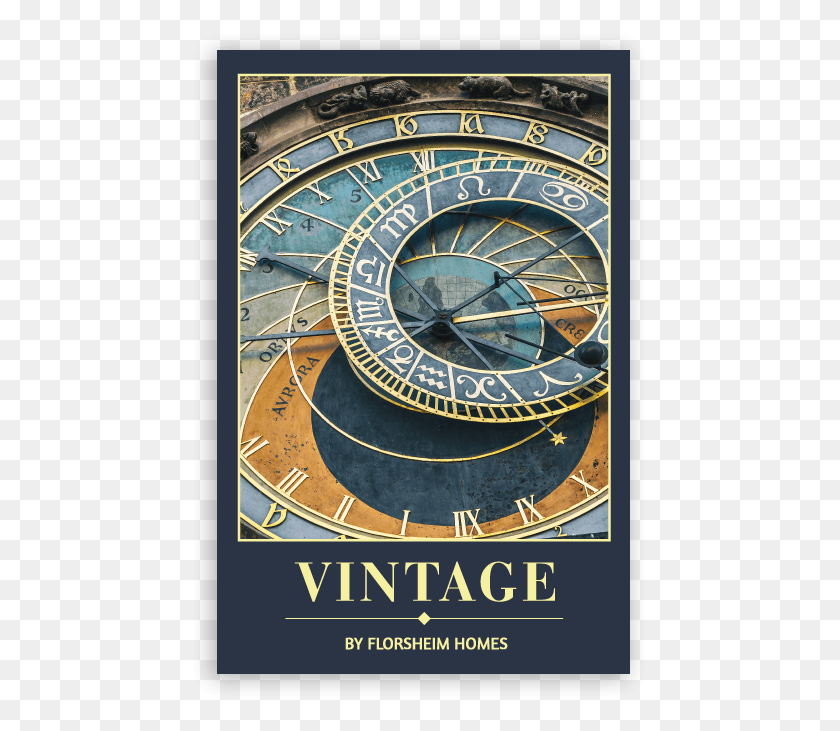 460x671 Vintage Logo Web Prague Astronomical Clock, Clock Tower, Tower, Architecture HD PNG Download
