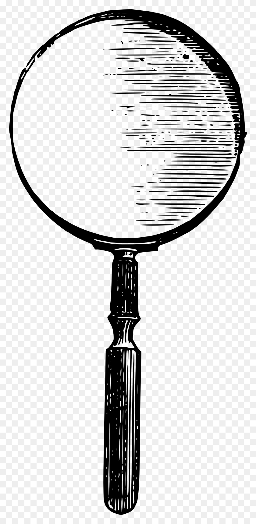 1400x2981 Vintage Magnifying Glass Vector Clip Art Vintage Magnifying Glass Illustration, Magnifying, Mixer, Appliance HD PNG Download