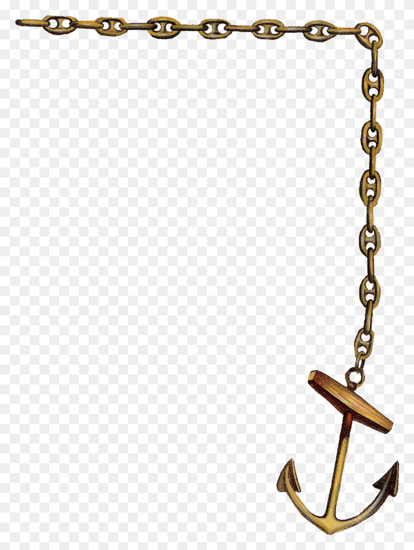 1086x1471 Vintage Maritime Clipart Digital Anchor And Chain Clipart, Rust, Crucifix, Cross HD PNG Download