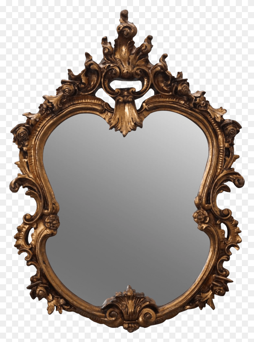 1165x1601 Vintage Mirror Frame Circus Frame Clip Art Transparent Ornate Gold Frame Mirror, Cross, Symbol HD PNG Download