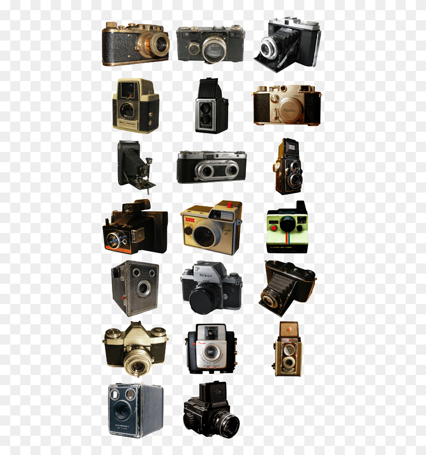 441x838 Vintage Objects Image Old Cameras, Camera, Electronics, Digital Camera HD PNG Download