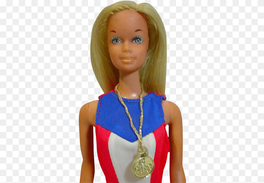Vintage Olympic Barbie, Doll, Figurine, Toy, Adult Clipart PNG