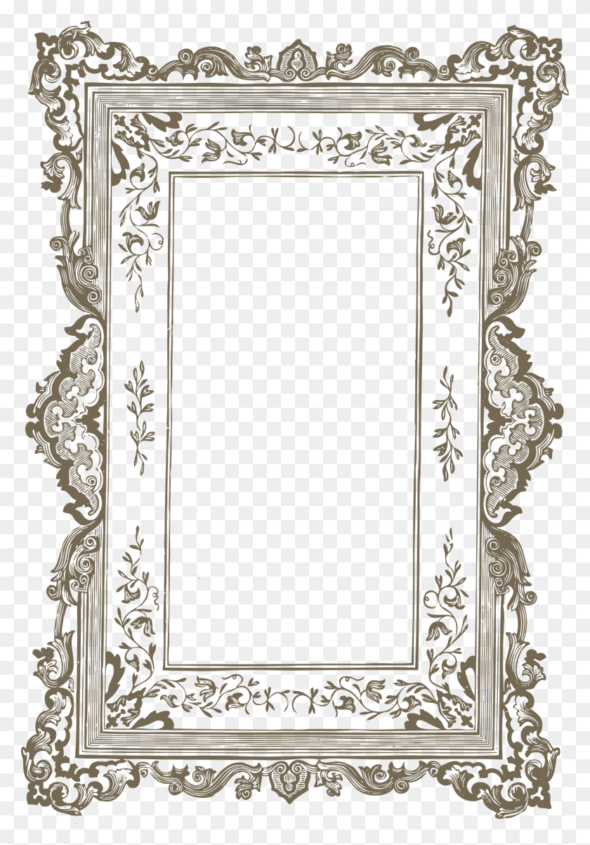 1366x2000 Vintage Ornate Frame Classic Frame Pattern, Rug, Text HD PNG Download