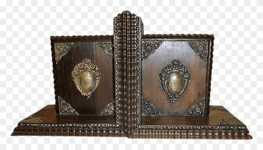 1199x647 Vintage Ornate Wood Bookends From Brazil Brazil Woods, Furniture, Bronze, Cross HD PNG Download