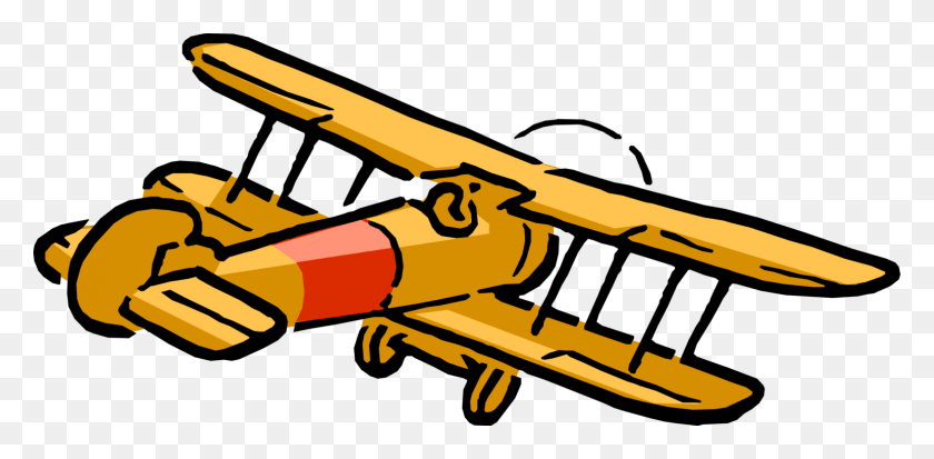1544x700 Vintage Plane Clipart Cartoon Biplane, Weapon, Weaponry, Bomb HD PNG Download