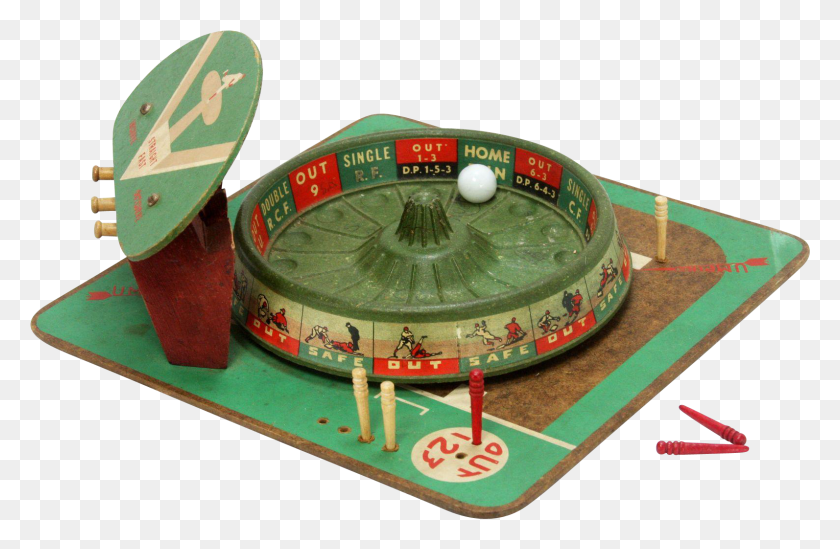 1593x1000 Vintage Pro Baseball Roulette Wheel Game Pm Game Co Scale Model, Person, Human, Skateboard HD PNG Download