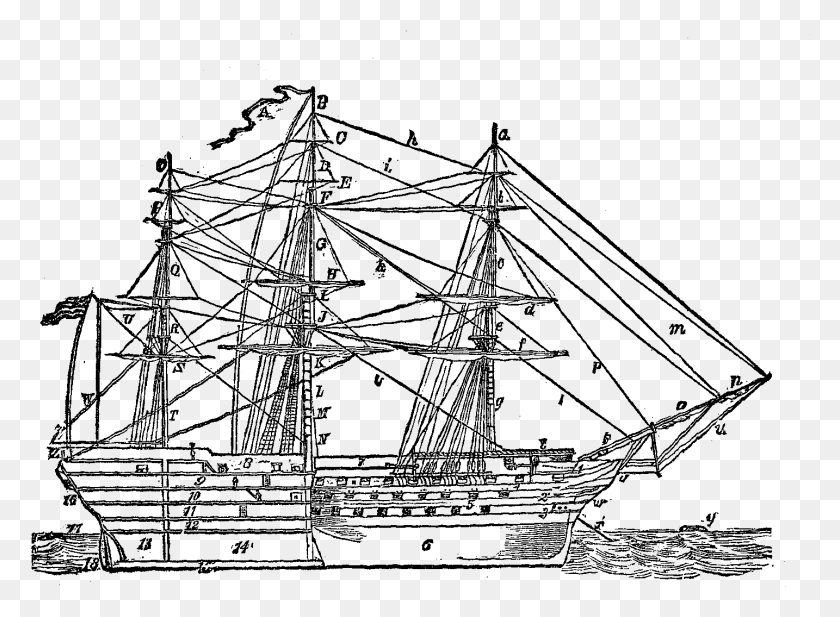 1434x1025 Иллюстрация Старинного Корабля Старинный Корабль, Космическое Пространство, Астрономия, Космос Hd Png Скачать