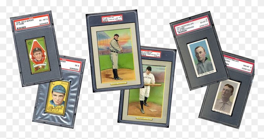 1181x582 Vintage Sports Cards Baseball Cards Collectibles Sports Cards No Background, Person, Human, Computer HD PNG Download