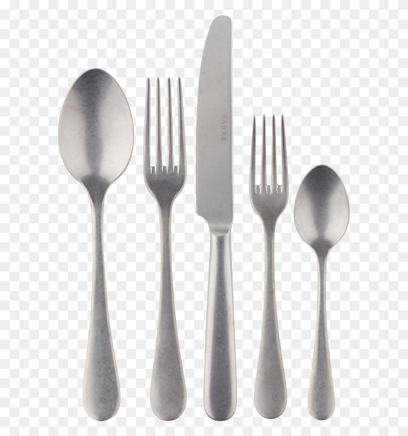 605x839 Vintage Stainless 5 Pc Setting Knife, Fork, Cutlery, Spoon HD PNG Download