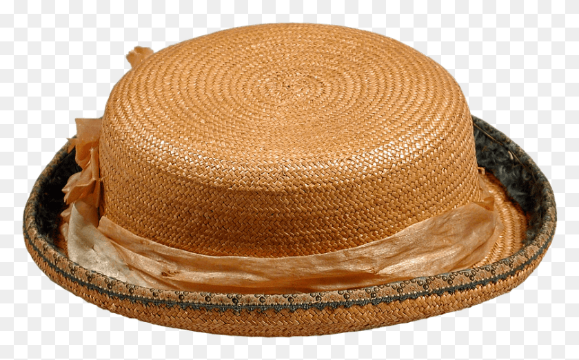841x499 Vintage Straw Hat Boy39s Pork Pie Hat, Clothing, Apparel, Sun Hat HD PNG Download
