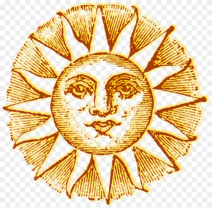 1639x1603 Vintage Sun Vintage Sun Badge, Emblem, Logo, Symbol Transparent PNG