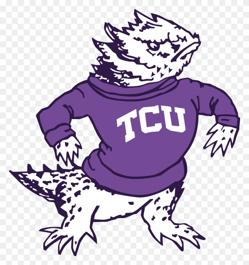 840x900 Vintage Tcu Horned Frogs Retro College Apparel Vintage Tcu Horned Frogs, Person, Human, Animal HD PNG Download