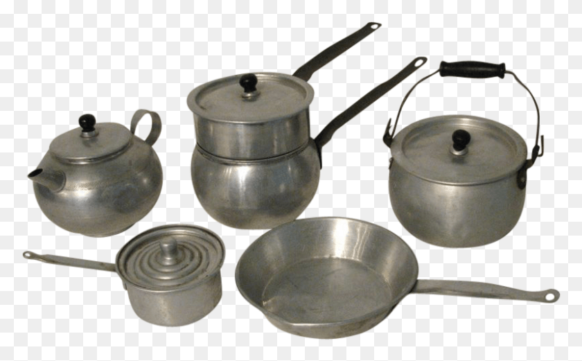800x473 Vintage Toy Pots And Pans Set Kids Pots And Pans Toys Transparent, Tin, Can, Watering Can HD PNG Download