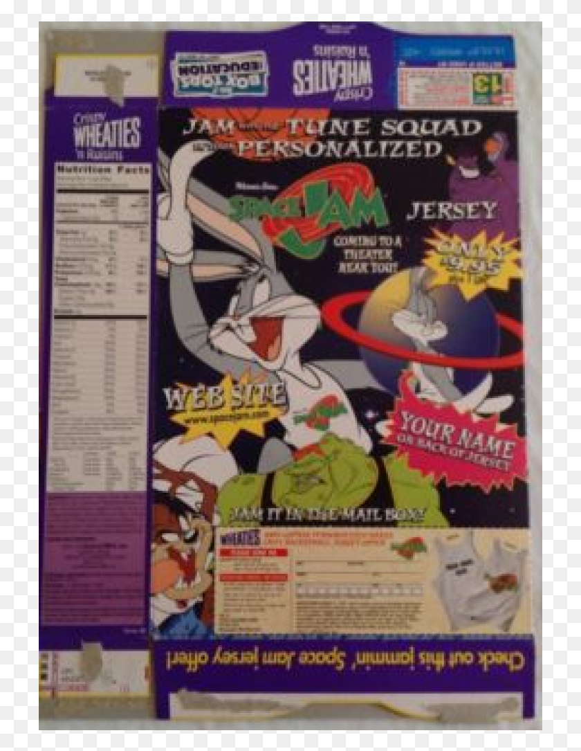 729x1025 Descargar Png Wheaties Vintage Michael Jordan Space Jam Cereal Box Science Book, Flyer, Poster, Paper Hd Png