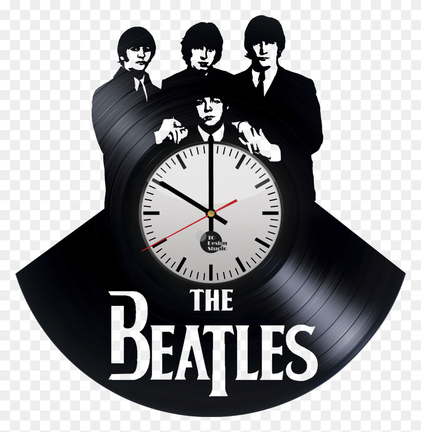 3376x3476 Vinyl Clock T Beatles Clock HD PNG Download