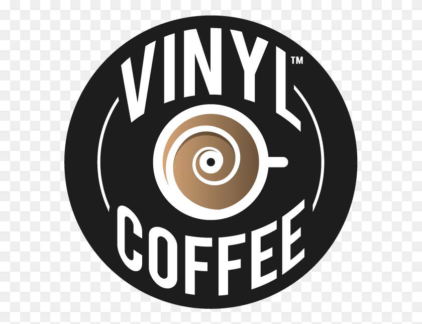 584x584 Vinyl Coffee Circle, Text, Label, Face HD PNG Download