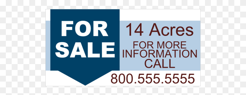 531x266 Vinyl Real Estate For Sale Banner With More Information Printing, Text, Number, Symbol HD PNG Download