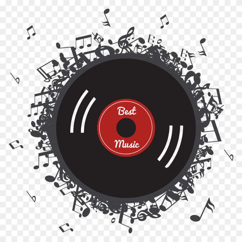 2934x2937 Vinyl Records Music Madness, Label, Text, Graphics HD PNG Download