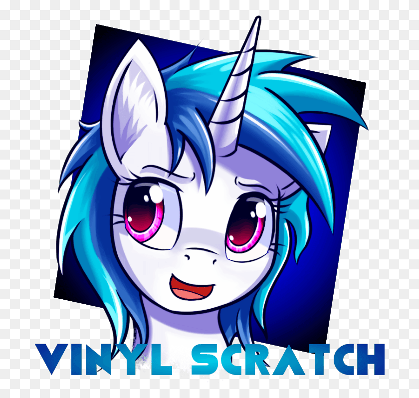 702x738 Vinyl Scratch Mobile My Little Pony Profile, Graphics, Manga HD PNG Download