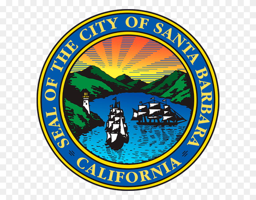600x597 Violent Burglar Arrested After Fight With Police Santa Barbara California Logo, Symbol, Trademark, Badge HD PNG Download