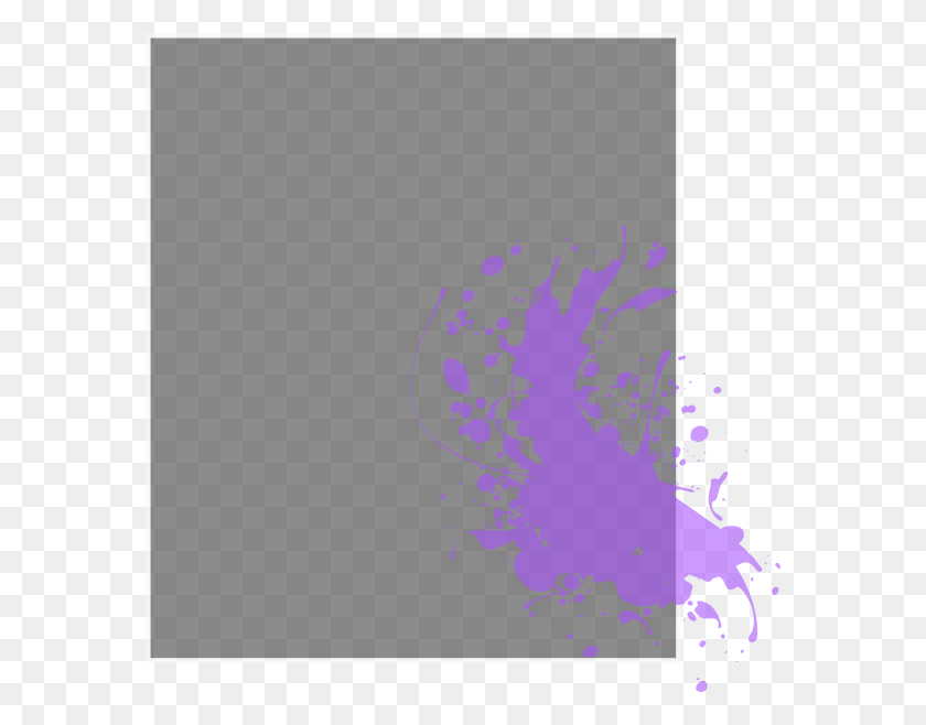 576x598 Violet Clipart Splat Ink, Graphics, Purple HD PNG Download