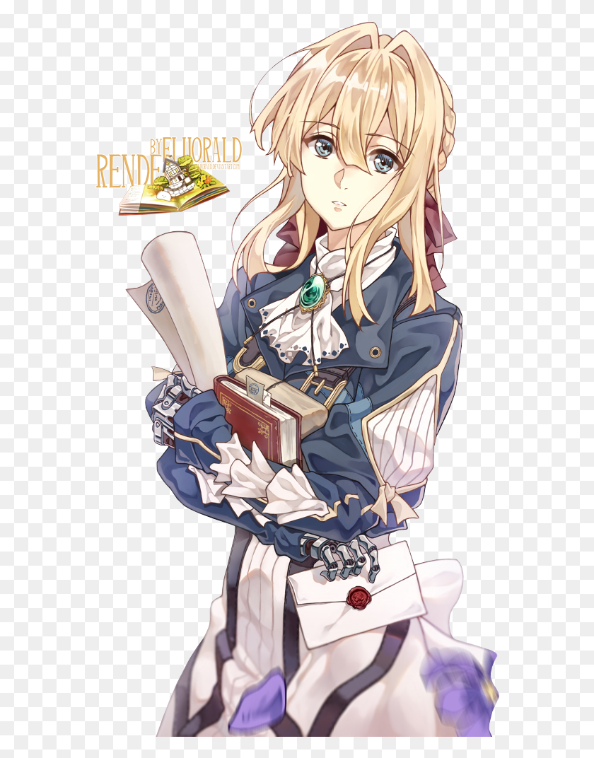 572x1012 Violet Evergarden Beautiful Anime Girl Anime Love Violet Evergarden Violet, Comics, Book, Manga HD PNG Download