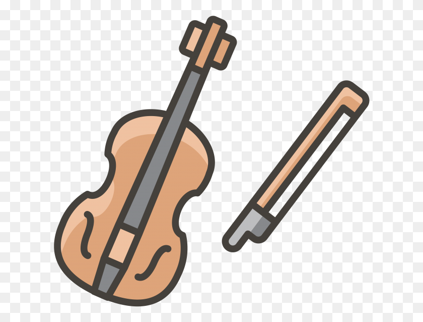 628x578 Violin Emoji Icon Viola, Leisure Activities, Musical Instrument, Fiddle HD PNG Download