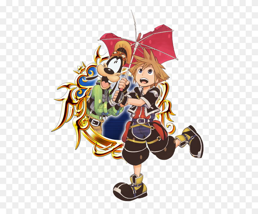 511x638 Vip Toon Sora Goofy Kingdom Hearts Union X Medal, Persona, Humano, Pirata Hd Png