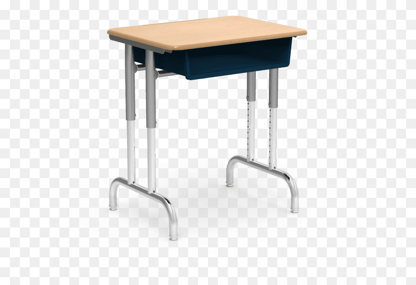 576x516 Virco 7900 Series Adjustable Height Student Desk With Writing Desk, Furniture, Table, Sink Faucet HD PNG Download