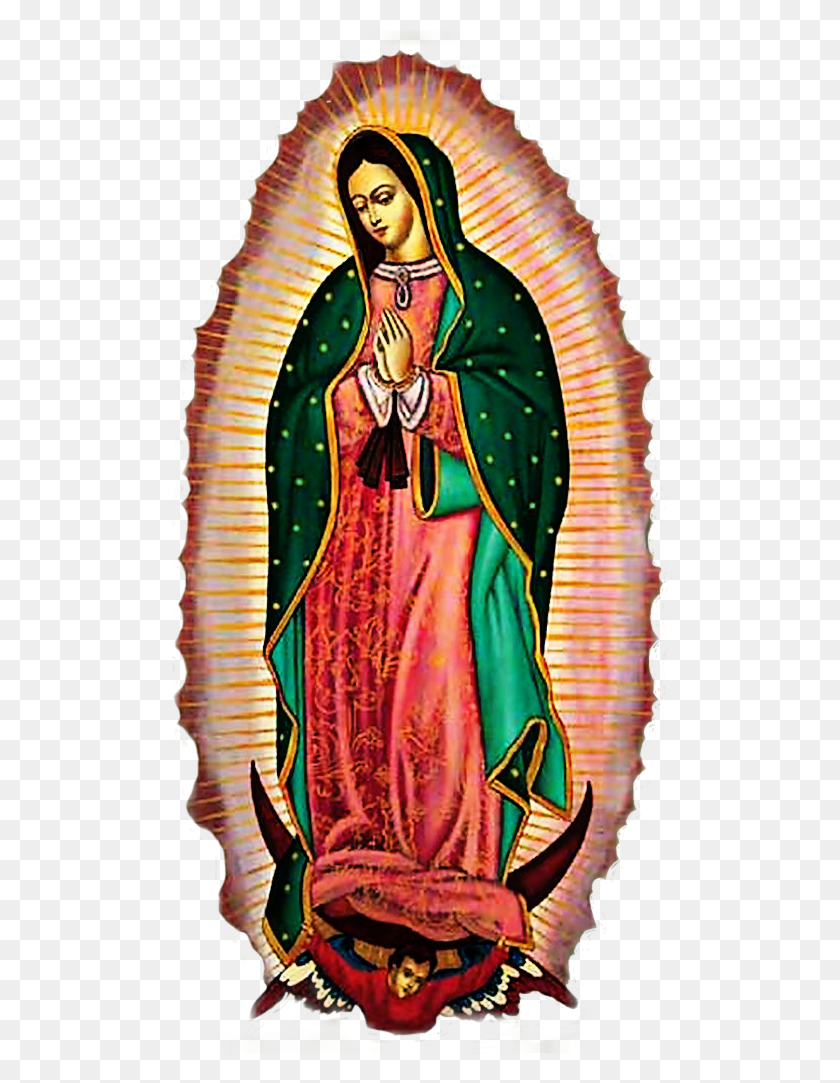 509x1023 Virgen De Guadalupe Protegenos, Clothing, Apparel HD PNG Download