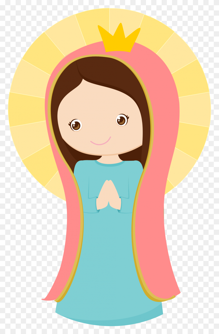 1919x3002 La Virgen De Guadalupe, La Virgen Maria Caricatura, Clothing, Apparel, Face Hd Png