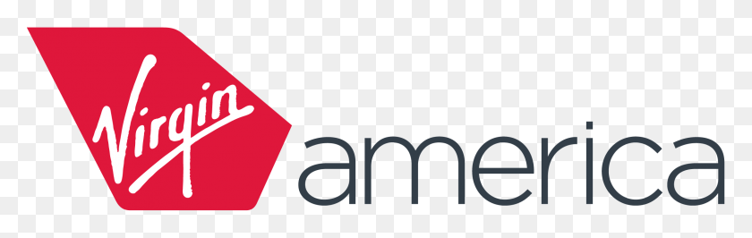 2263x600 Virgin America Logo Virgin America Inc Logo, Text, Alphabet, Symbol HD PNG Download
